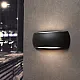 Zidna lampa crna FRANCY CCT IP66 1xE27 A60 LED 8.5W 2700/4000K/6500K-sijalica ukljucena uz proizvod 1A1.000.000.V1K Fumagalli