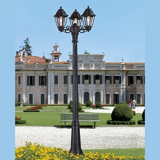 Stubna lampa gore/dole crna IP55 3xE27 filament LED 6.5W 2700K sijalica uključena uz proizvod GIGI/Bisso/Anna 3L E22.156.S30.F1R Fumagalli