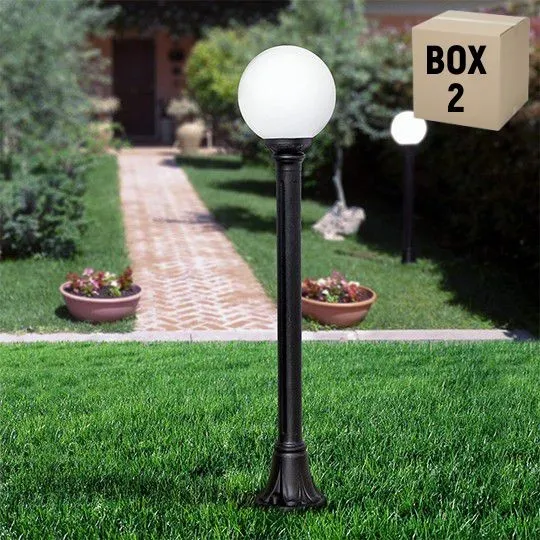 Stubna lampa crna IP55 1xE27 filament LED 6.5W E27 sijalica uključena uz proizvod MIZAR/G250 G25.151.000.F1R Fumagalli