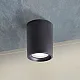 Spoljna plafonska okrugla lampa crna IP44 1xE27 power LED 15W 3000K~4000K - sijalica uključena uz proizvod LIVIA 180 4A9.000.000.R1L Fumagalli