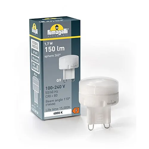 LED sijalica 1,7W 4000K 150lm 230V G9 Fumagalli