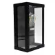 Zidna lampa crna Max.60W IP44 1xE27 baštenska M944 C