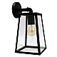 Zidna lampa crna Max.60W IP44 1xE27 baštenska M945 C