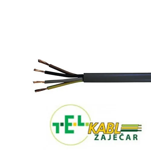 Kabl crni PPL 4x0.75 Tel-kabl