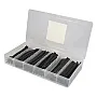 Set 6 termoskupljajućih bužira 1,5-13 crni 10cm ME-100B Mitea Electric