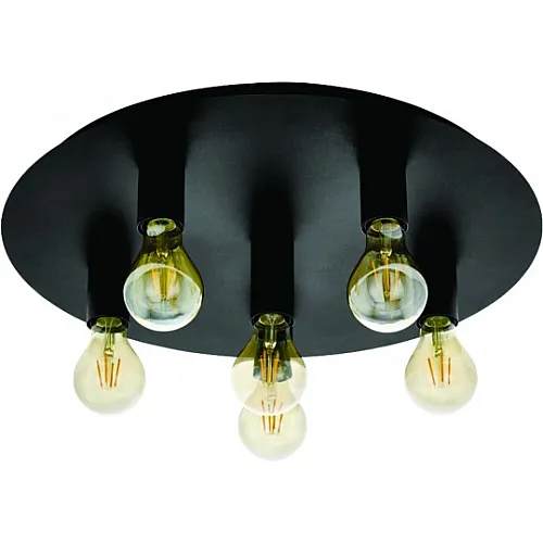 Luster crni Max.60W 220~240V 5xE27 plafonski M433 (5) P