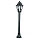 Stubna lampa crna IP55 1xE27 filament LED 6.5W 2700K sijalica uključena uz proizvod MIZAR/ANNA E22.151.000.F1R Fumagalli
