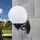 Zidna lampa crna na gore/dole IP55 1xE27 G25.131.000.E27 BISSO/G250 Fumagalli