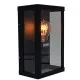 Zidna lampa crna Max.60W IP44 1xE27 baštenska M944 C