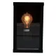 Zidna lampa crna Max.60W IP44 1xE27 baštenska M944 C