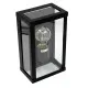 Zidna lampa crna Max.60W IP44 1xE27 baštenska M944 C