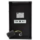 Zidna lampa crna Max.60W IP44 1xE27 baštenska M944 C