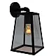 Zidna lampa crna Max.60W IP44 1xE27 baštenska M945 C