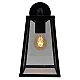 Zidna lampa crna Max.60W IP44 1xE27 baštenska M945 C