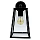 Zidna lampa crna Max.60W IP44 1xE27 baštenska M945 C