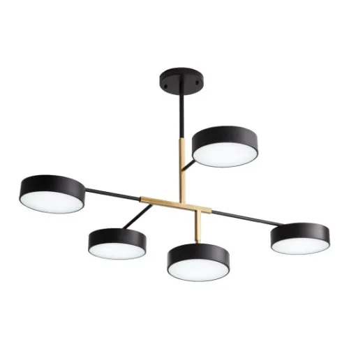 Luster zlatni B+G 25W 220~240V 4000K crno+ LED M10960-5