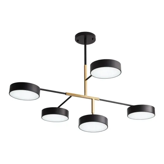 Luster zlatni B+G 25W 220~240V 4000K crno+ LED M10960-5
