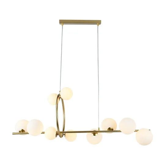Luster zlatni Max.40W 220~240V 10xG9 M10469-10 G