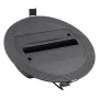 Ugradni element crni za LED i GU10 šinski reflektor fi170mm 220V