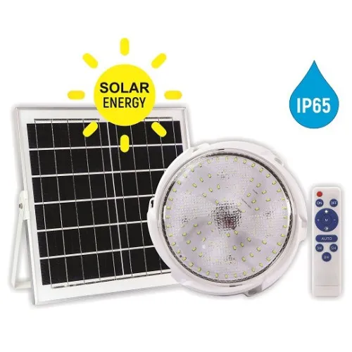 LED plafonjera 1200lm + solarni panel 10W IP65 280x280mm sa daljinskim M702005