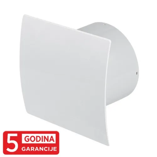 Kupatilski aspirator - ventilator beli sa klemom 5Y ESCUDO WEB125 FI125 Awenta