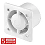 Kućište belo za kupatilski aspirator-ventilator sa klemom 5Y "SILENT" KWS100 FI100 System+ Awenta