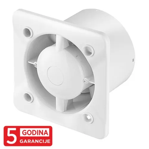 Kućište belo za kupatilski aspirator-ventilator sa klemom 5Y "SILENT" KWS125 FI125 System+ Awenta