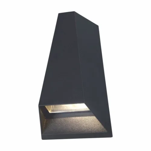 Zidna lampa crna 2x3W 4000K IP54 172x105x60mm LED baštenska 450lm M954050 C