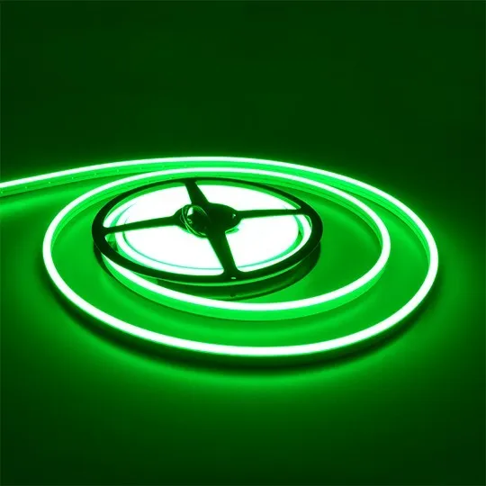 SMD LED neon FLEX traka zelena 7.5W/1m 12V IP67 5m kotur 6x12mm 120 LED/1m MLG-2835-120-ML