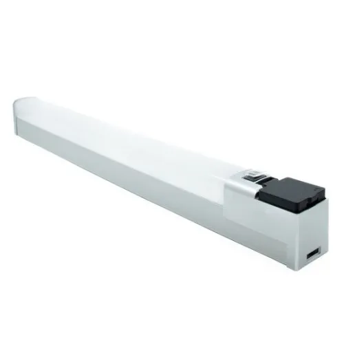 Prekidač 6500K GS utičnica+ IP44 LED zidna lampa kupatilska 15W 665x57x75mm M209460