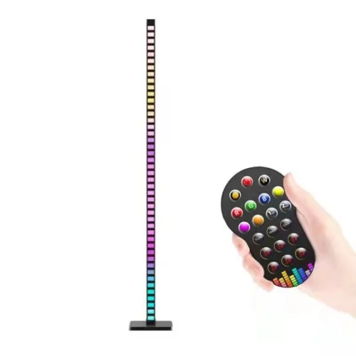 Podna lampa crna RGB+IC 10W LED sa daljinskim 20 tastera i adapterom 5V 2A M69-B