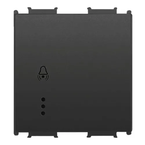 Taster zvona crni 2M poklopac mehanizma sa tinjalicom WVTR2020-4BL EU2 Thea Modular Panasonic