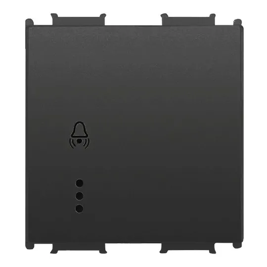 Taster zvona crni 2M poklopac mehanizma sa tinjalicom WVTR2020-4BL EU2 Thea Modular Panasonic