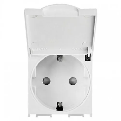 Priključnica bela 2M šuho sa poklopcem II+DZ 16A 250V WVTT2210-1WH EU2 Thea Modular Panasonic