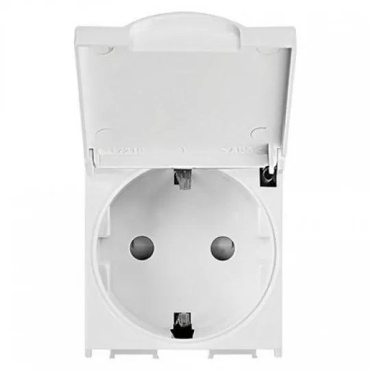 Priključnica bela 2M šuho sa poklopcem II+DZ 16A 250V WVTT2210-1WH EU2 Thea Modular Panasonic