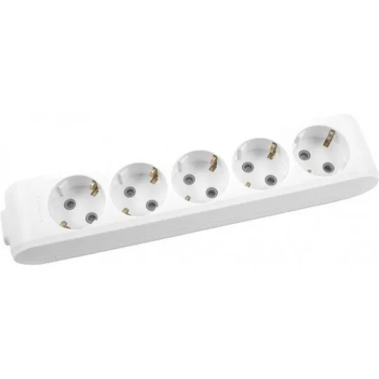 Priključnica bela podsklop 5M, prenosna petostruka WLTB0450-2WH EU4 X-tendia Panasonic