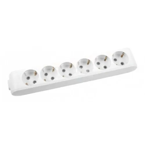 Priključnica bela podsklop 6M, prenosna šestostruka WLTB0460-2WH EU4 X-tendia Panasonic