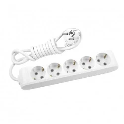 Priklj.prenosna petostruka 5Mx2m 3x1,5mm2 16A 250V WLTB0452-2WH EU4 X-tendia bela Panasonic