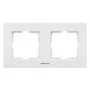 Okvir beli dvostruki horizontalni 2M WKTF0802-2WH EU4, Karre Plus Panasonic
