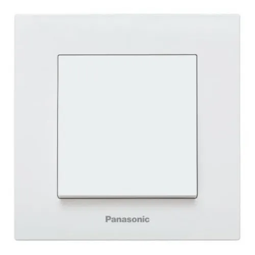 Prekidač beli običan vijčani 10A 250V WKTC0001-2WH EU4 Karre Plus Panasonic