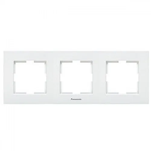 Okvir beli trostruki horizontalni WKTF0803-2WH EU4, Karre Plus 3M Panasonic