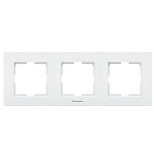 Okvir beli trostruki horizontalni WKTF0803-2WH EU4, Karre Plus 3M Panasonic