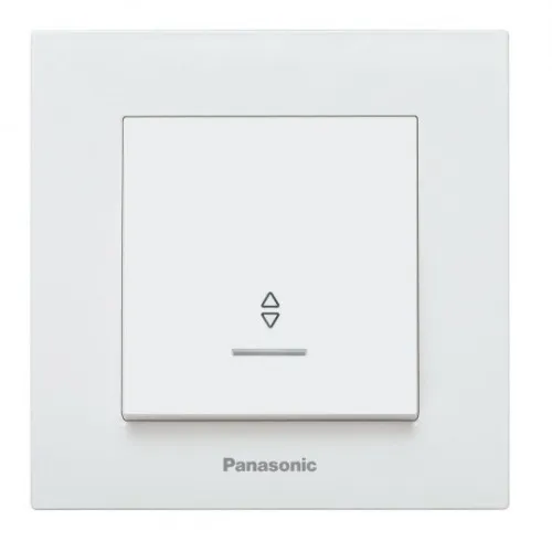 Naizmenični prekidač beli sa tinjalicom vijčani 10A 250V WKTC0004-2WH EU4 Karre Plus Panasonic
