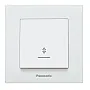 Naizmenični prekidač beli sa tinjalicom vijčani 10A 250V WKTC0004-2WH EU4 Karre Plus Panasonic