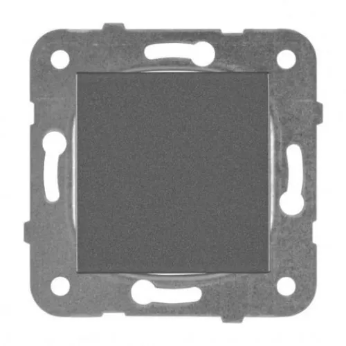 Prekidač običan tamno siv vijčani 10A 250V WKTT0001-2DG EU4 Karre Plus Panasonic