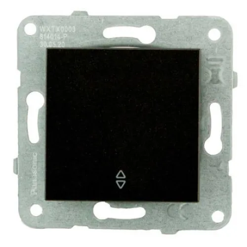 Naizmenični prekidač crni vijčani 10A 250V WKTT0003-2BL EU Karre Plus Panasonic