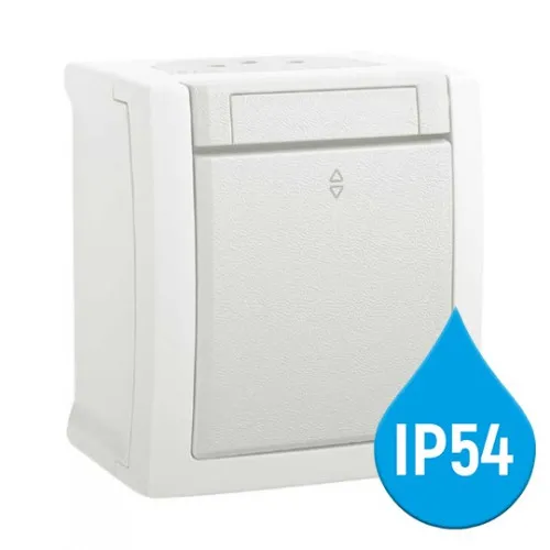 Naizmenični prekidač beli OG 10A 250V IP54 WPTC4003-2WH EU2 PACIFIC Panasonic