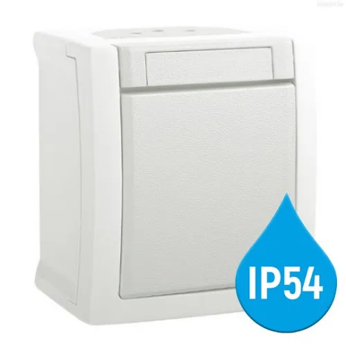 Prekidač beli običan OG 10A 250V IP54 WPTC4001-2WH EU2 PACIFIC Panasonic
