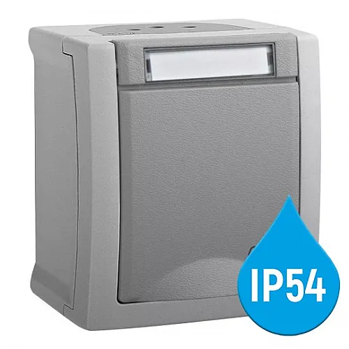 Priključnica siva šuho II OG 16A 250V IP54 WPTC4212-2GR EU2 PACIFIC Panasonic