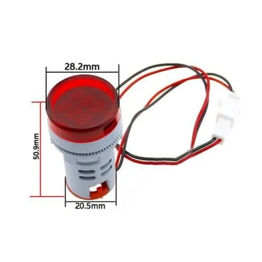 Voltmetar 12 - 300V IP65 ME-AD22-22VM AC
